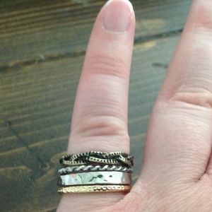 Stacking ring set